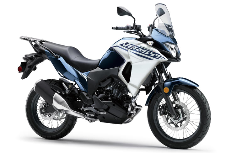 It rolls on a 19-inch front and 17-inch rear spoked wheel setup with tubed tyres It rolls on a 19-inch front and 17-inch rear spoked wheel setup with tubed tyres